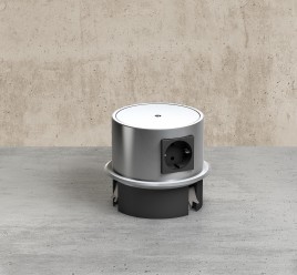 Minimediensäule für den Innenbereich: Aufboden BODO