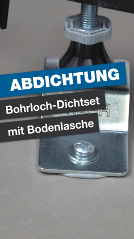 Montagerahmen befestigen auf einer bestehenden Abdichtung?