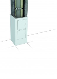 Neue Designtür für Schornsteinsysteme