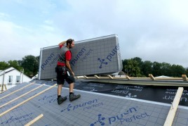 Die Lösung ist Perfect - Schnelle, sichere und saubere Dachsanierung mit dem Aufsparrendämmsystem puren Perfect - mit puren Perfect schnell im Trockenen